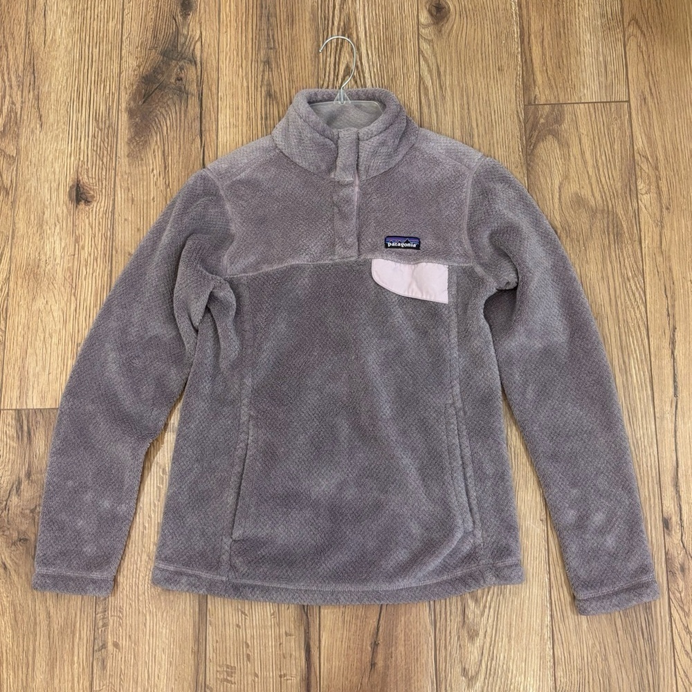Patagonia Women's Re Tool Snap T Pullover In Light Purple Size Small